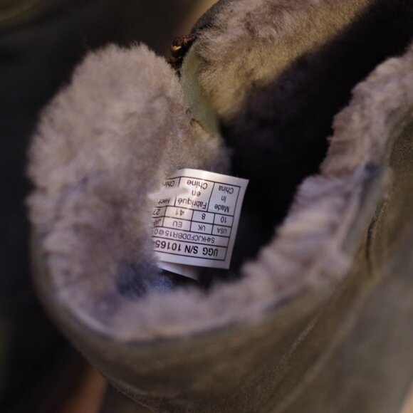 UGG Abree 1016548 Women Mini Ankle Gray Suede Boots, Size 10 - Picture 11 of 11